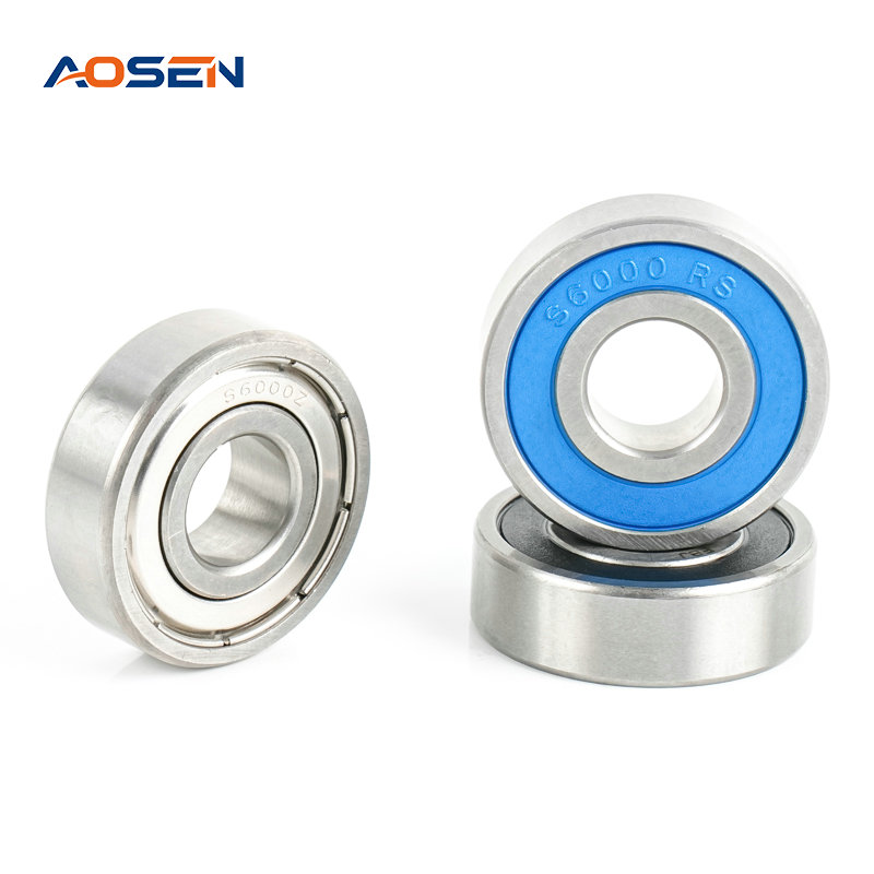 Rolamentos rígidos de esferas em aço inoxidável SS 6000 ZZ/2RS